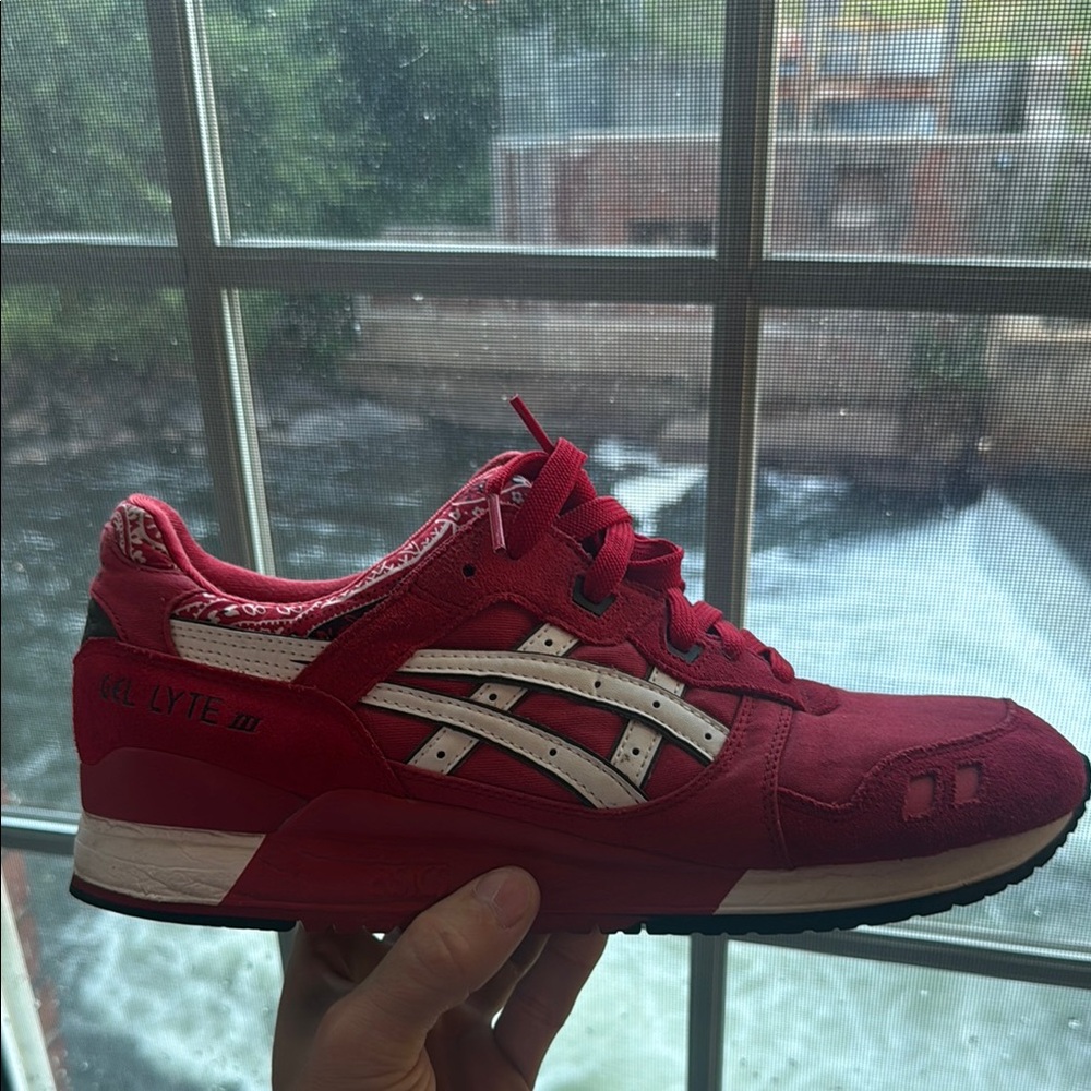 ASICS Gel-Lyte III Red bandanna